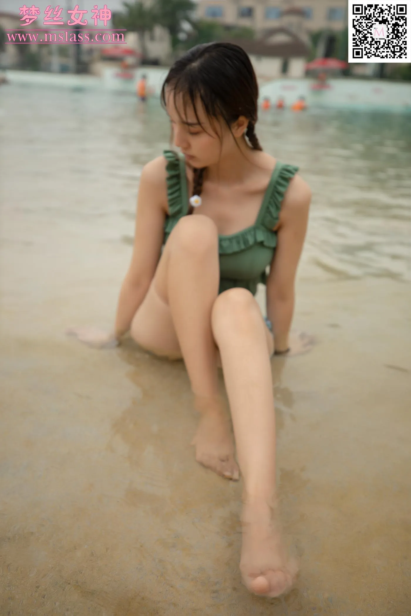 [MSLASS梦丝女神] 2020.07.03 NO.117 诗琪 泳池派对 [62P]插图3